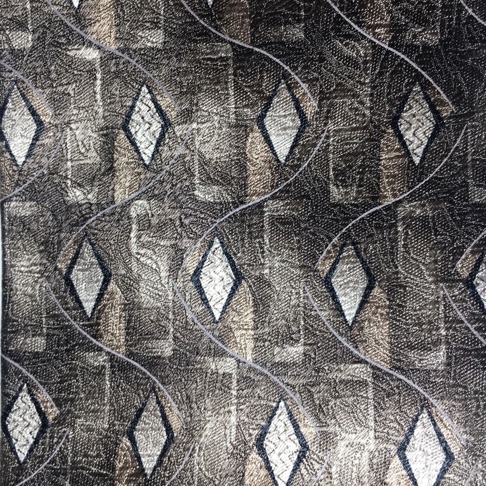 Croft & Barrow Bronze Geometric Silk Tie